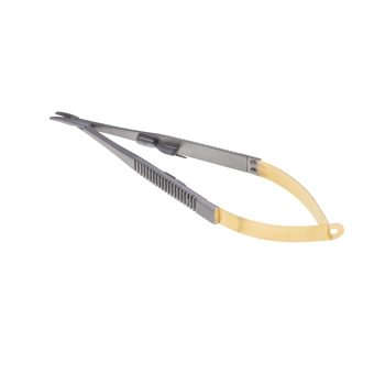 Igłotrzymacz Castroviejo 14 cm TC zagięty